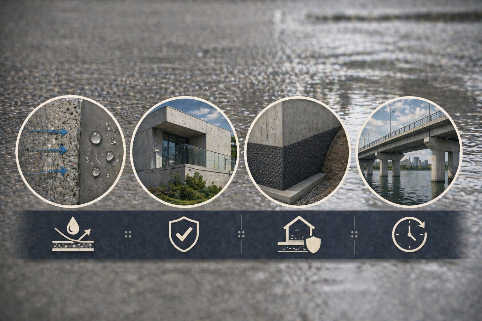 How Waterproof Concrete Protects Structures from Moisture