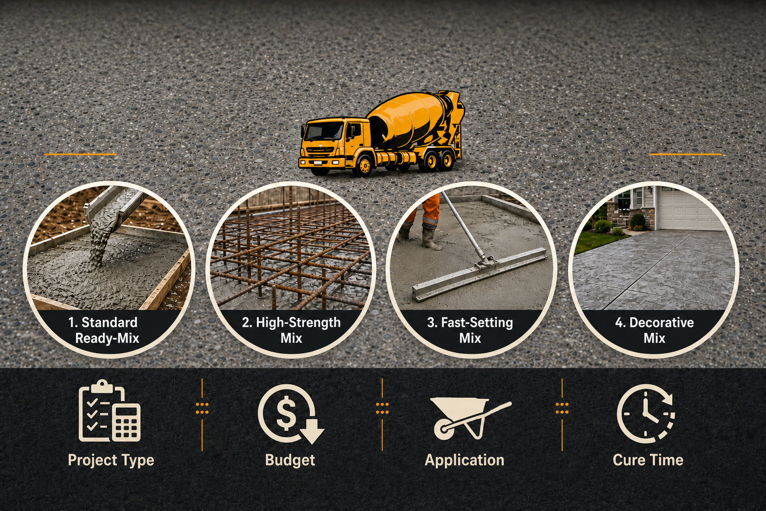 Types of Concrete Mixes: Which One Do I Need?